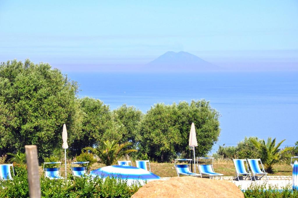 Ninea Panoramic Family Apartments - large pool with sea view